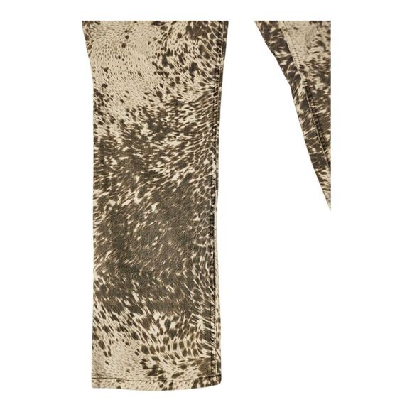 Chico's Brown and Cream Patterned Jeans - Picture 7 of 9